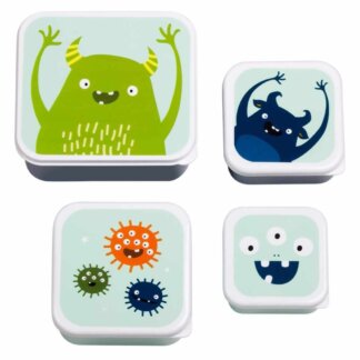 Lunch & snack box set: Monsters
