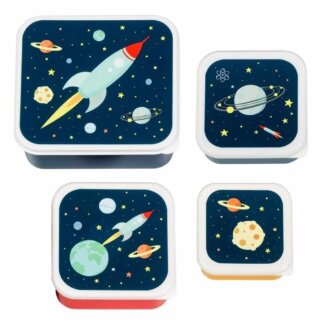 Lunch & snack box set: Space