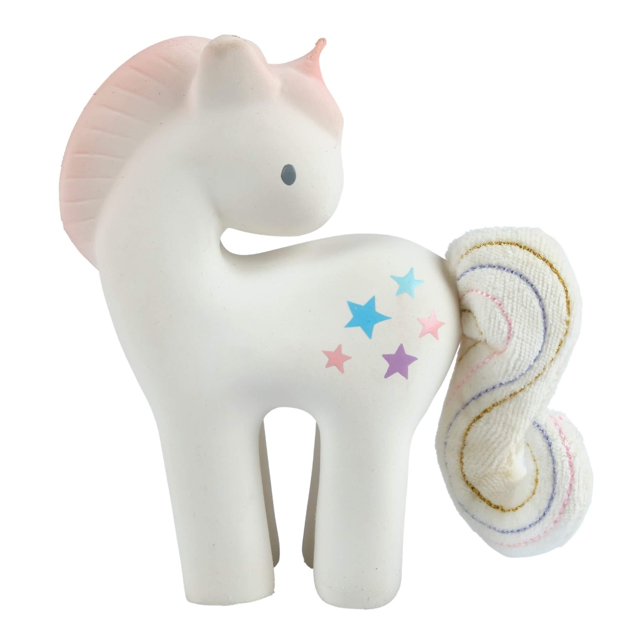 Unicorn Cotton Candy- Natural Teether/ Rattle