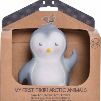 3 in 1 Penguin- Teether, Rattle and Bath toy