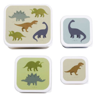 Lunch & snack box set: dinosaur