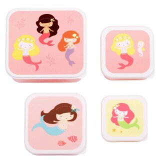 Lunch & snack box set: Mermaids